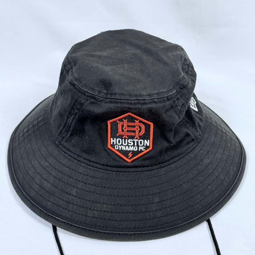New Era Houston Dynamo FC MLS Bucket Hat Black Medium Soccer Cap